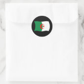 Algerischer Flaggenaufkleber Runder Aufkleber (Tasche)
