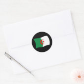 Algerischer Flaggenaufkleber Runder Aufkleber (Umschlag)
