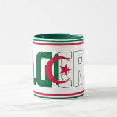 Algerischer Nationalflagge Patriotischer Kaffee Tasse (Zentrum)