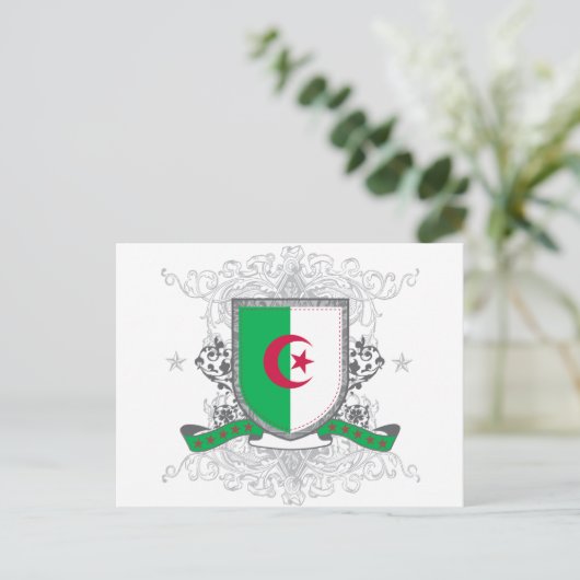 Algerischer Schild Postkarte (Stehend Vorderseite)
