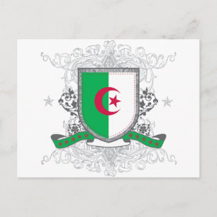 Algerischer Schild Postkarte