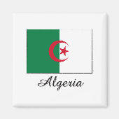 Algerisches Flaggendesign Magnet (Vorne)