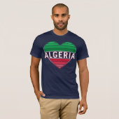 Algerisches Herz, I Liebe Algerien T-Shirt (Vorne ganz)