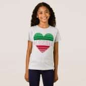 Algerisches Herz, I Liebe Algerien T-Shirt (Vorne ganz)