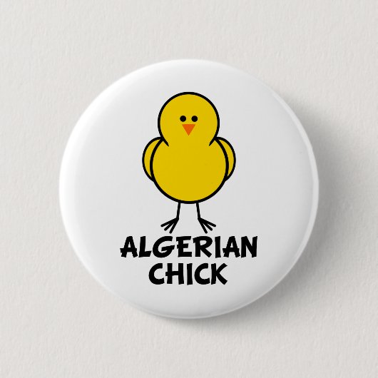 Algerisches Küken Button (Vorderseite)
