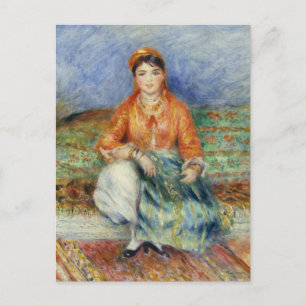Algerisches Mädchen von Pierre-Auguste Renoir Postkarte