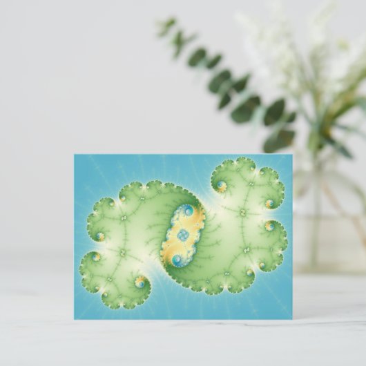 Alges - Fraktal Postkarte (Stehend Vorderseite)