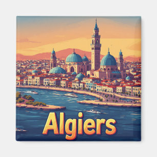 🧲 Algier Algerien Reiseandenken 🌍 Magnet