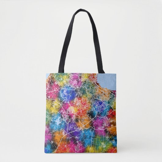 Algier Algerien Stadtplan Tasche (Vorderseite)