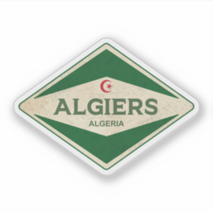 Algier Algerien Vintag Aufkleber