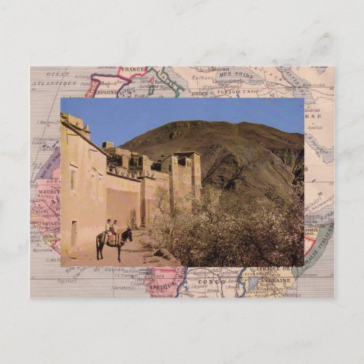Algier, Stadtmauern, Süd-Marokko Postkarte (Vorderseite)