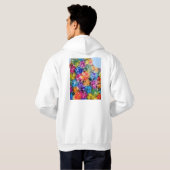 Algiers Algeria City Map Hoodie (Schwarz voll)