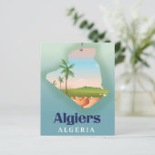 Algiers algerisches Fahrplakat (Stehend Vorderseite)
