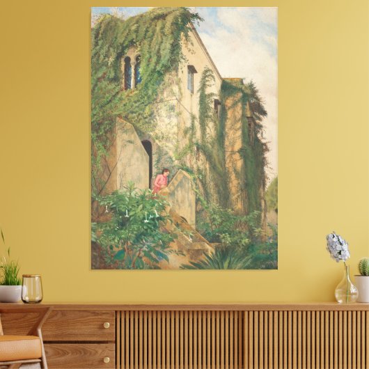 Algiers, Cecilia in pink Leinwanddruck (Insitu (Wohnzimmer))