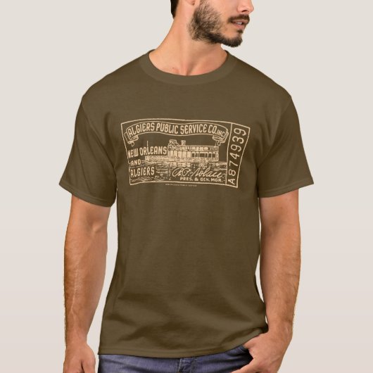 Algiers Public Service Fähre Ticket T-Shirt (Vorderseite)