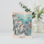 Algiers Vintag Postkarte (Stehend Vorderseite)