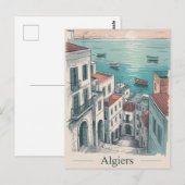 Algiers Vintag Postkarte (Vorne/Hinten)