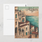 Algiers Vintag Postkarte (Vorne/Hinten)