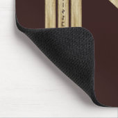 Algiz Brown Grunge-Mauspad Mousepad (Ecke)