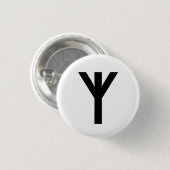 Algiz Button (Vorne & Hinten)