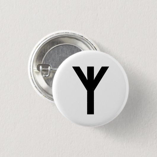 Algiz Button (Vorne & Hinten)