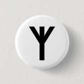 Algiz Button (Vorderseite)