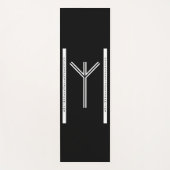 Algiz BW Yoga Mat Yogamatte (Vorderseite)