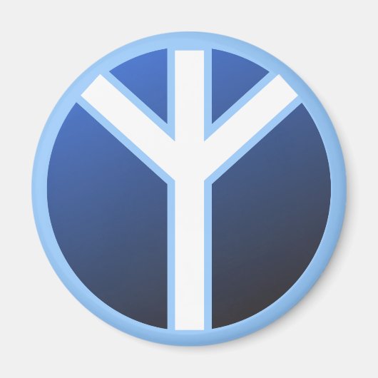 Algiz Rune Magnet (Vorne)