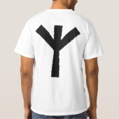 'Algiz' Viking Protection Rune Shirt (groß) (Rückseite)