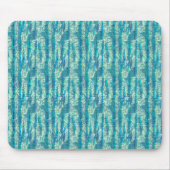 Algodão semi pixelado num mix de ciano e turquesa mousepad (Vorne)
