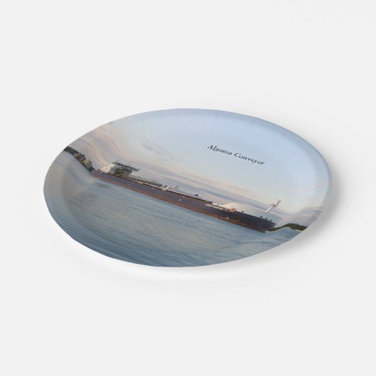 Algoma Conveyor Papierplatte Pappteller (Schrägansicht)