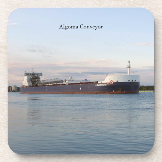 Algoma Conveyor Set von 6 plastischen Untersetzer (Vorderseite)