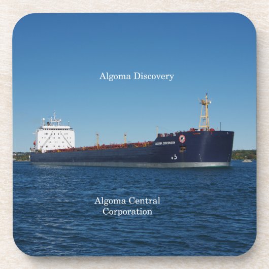 Algoma Discovery Set von 6 harten Kunststoff-Unter Getränkeuntersetzer (Vorderseite)