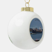 Algoma Enterprise Ball oder Snowflake-Ornament Keramik Kugel-Ornament (Links)