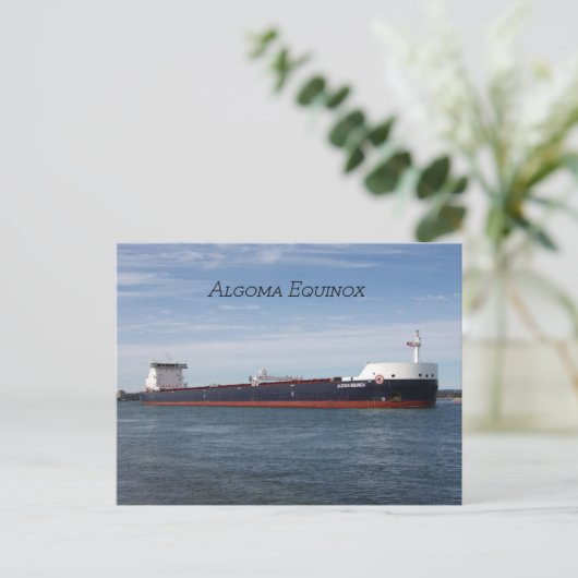 Algoma Equinox Postkarte (Stehend Vorderseite)