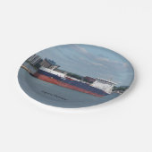 Algoma Harvester Papierplatte Pappteller (Schrägansicht)