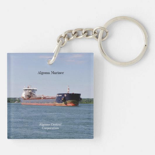 Algoma Mariner Acrylschlüsselkette Schlüsselanhänger (Rückseite)