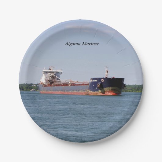Algoma Mariner Papierplatte Pappteller (Vorderseite)