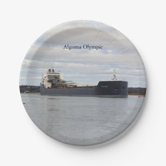 Algoma Olympic Papierteller (Vorderseite)