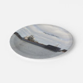 Algoma Olympic Papierteller (Schrägansicht)