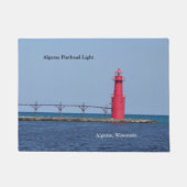 Algoma Pierhead Lichttürmatte Fußmatte (Vorderseite)