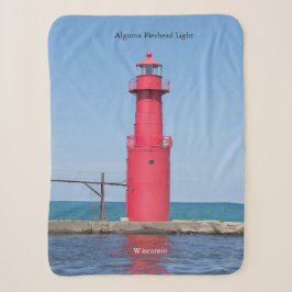 Algoma Pierhead Light große Sherpa-Decke Sherpadecke