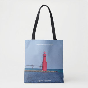 Algoma Pierhead Light überall auf der Totasche Tasche