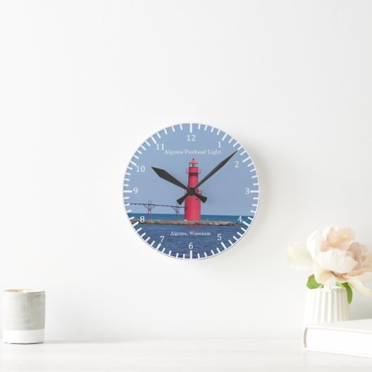 Algoma Pierhead Light Uhr (Zuhause)