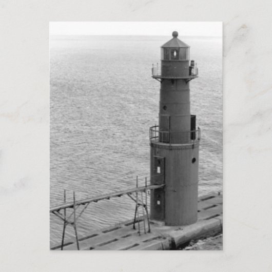 Algoma Pierhead Lighthouse Postkarte (Vorderseite)