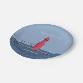 Algoma Pierhead Pappteller (Schrägansicht)