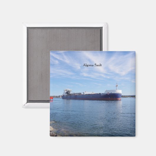 Algoma Sault Magnet (Vorderseite/Rückseite)