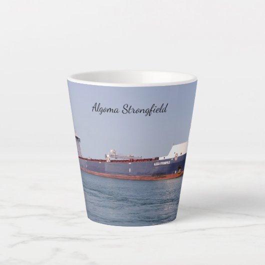Algoma Strongfield Latte Tasse (Vorderseite)