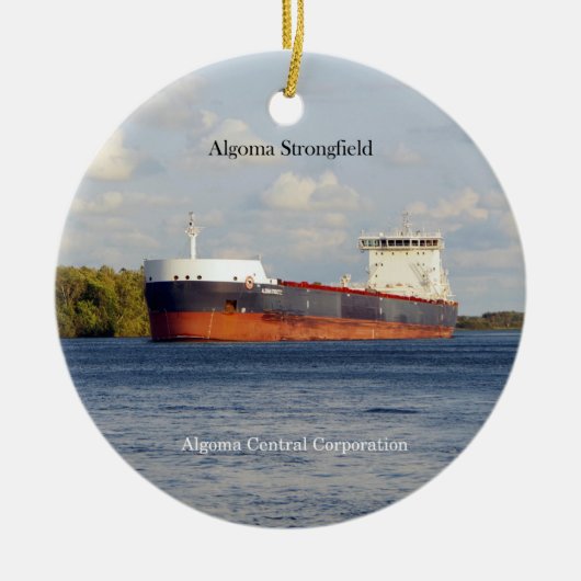 Algoma Strongfield-Ornament Keramikornament (Vorne)