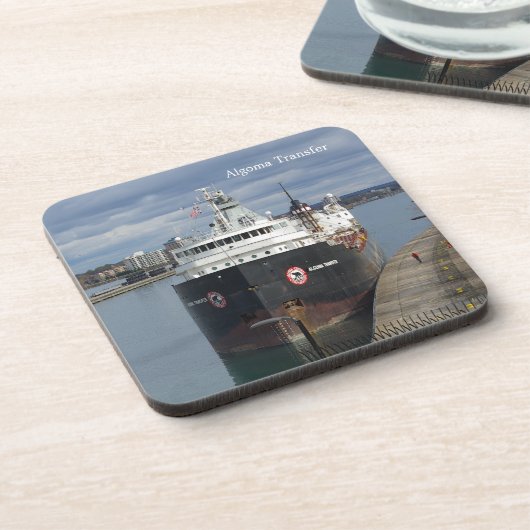 Algoma Transfer Set von 6 harten Kunststoff-Unters Untersetzer (Linke Seite)